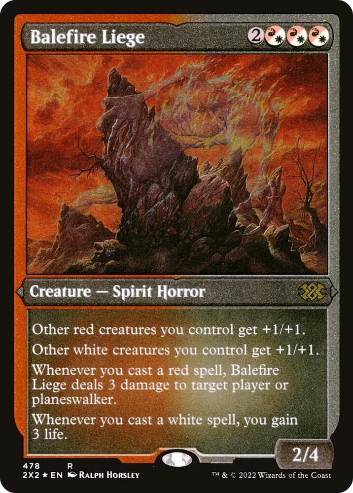 Balefire Liege Foil Etched 478 (Double Masters 2022)  - Foil | Good Games Morley