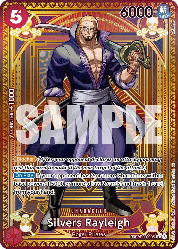 Silvers Rayleigh OP09-005 (A Fist of Divine Speed)  - Special Foil | Good Games Morley