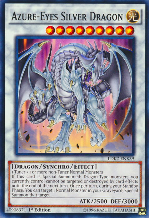 Azure-Eyes Silver Dragon [LDK2-ENK39] Common | Good Games Morley