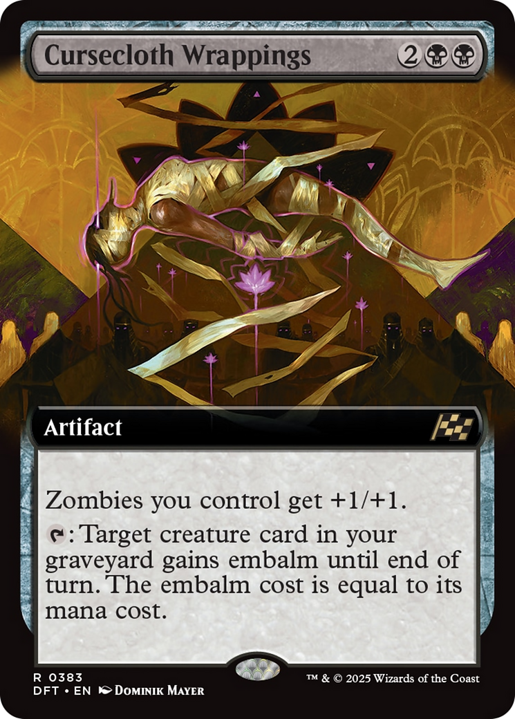 Cursecloth Wrappings (Extended Art) [Aetherdrift] | Good Games Morley