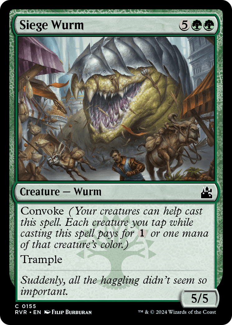 Siege Wurm [Ravnica Remastered] | Good Games Morley