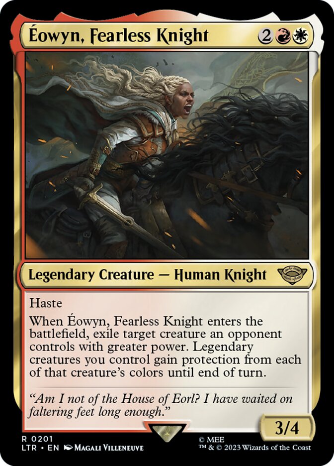 Éowyn, Fearless Knight 201 (Universes Beyond: The Lord of the Rings: Tales of Middle-earth)  | Good Games Morley