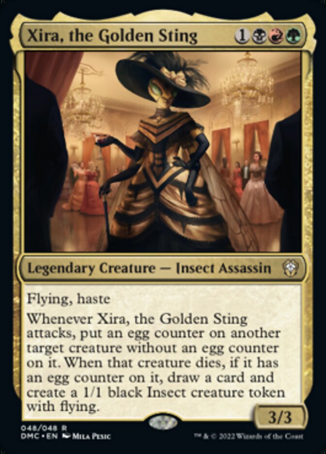 Xira, the Golden Sting [Dominaria United Commander] | Good Games Morley