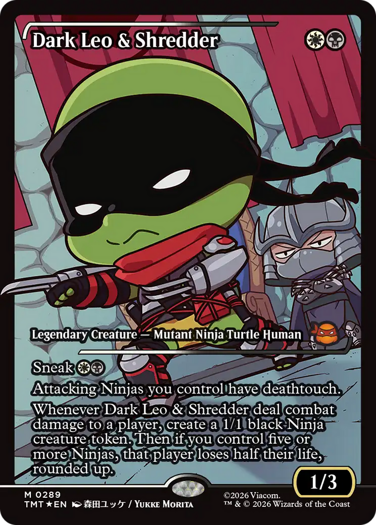 Dark Leo & Shredder (Showcase) [Teenage Mutant Ninja Turtles] | Good Games Morley