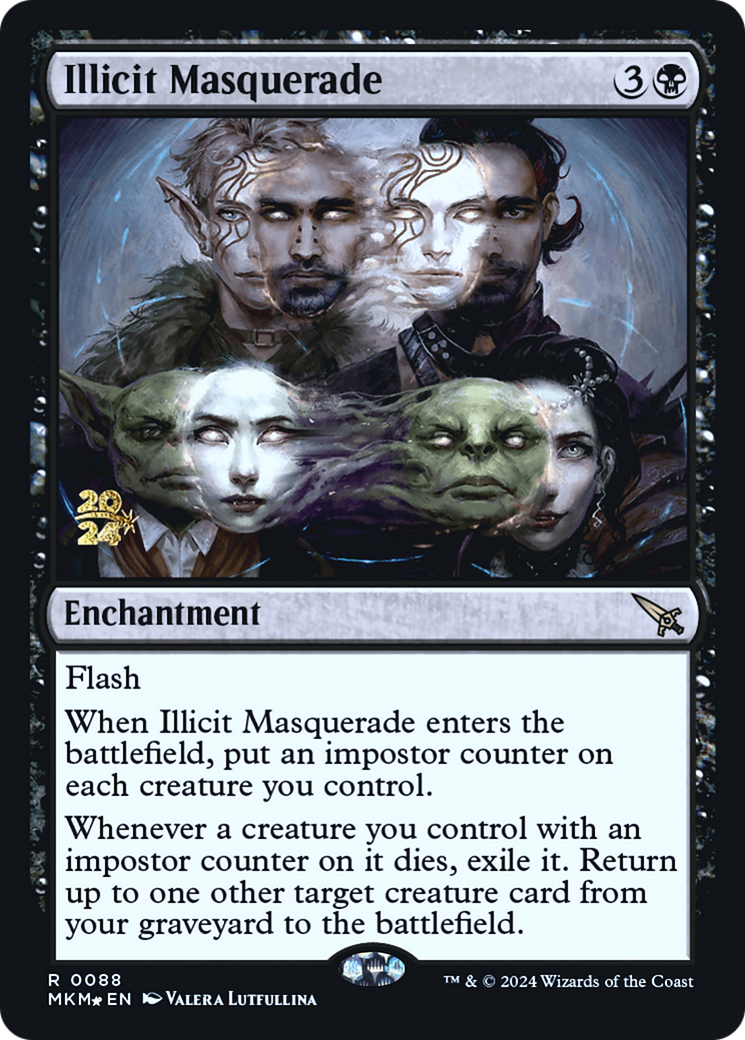 Illicit Masquerade [Murders at Karlov Manor Prerelease Promos] | Good Games Morley
