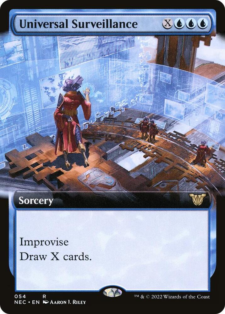 Universal Surveillance 54 (Commander: Kamigawa: Neon Dynasty)  - Extended Art | Good Games Morley