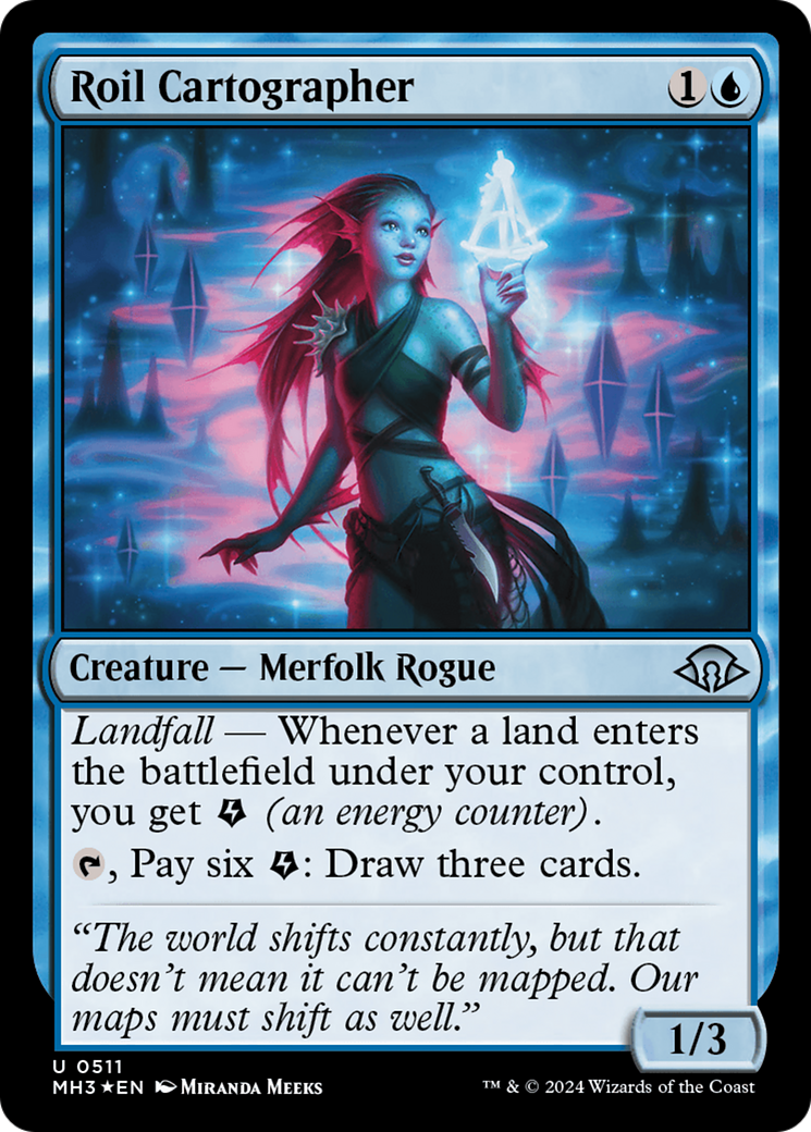 Roil Cartographer (Ripple Foil) [Modern Horizons 3] | Good Games Morley