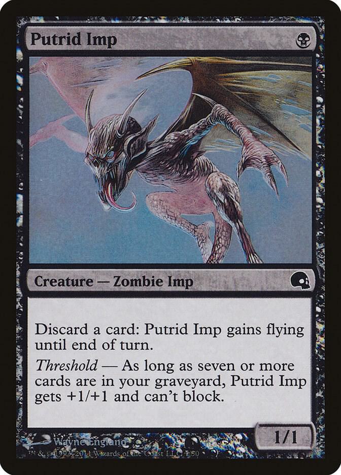 Putrid Imp 1/50 (Premium Deck Series: Graveborn)  - Foil | Good Games Morley