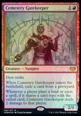 Cemetery Gatekeeper [Innistrad: Crimson Vow Prerelease Promos] | Good Games Morley