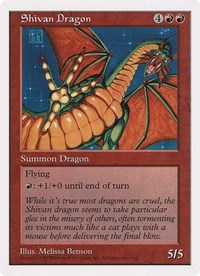 Shivan Dragon (Oversized) [Oversize Cards] | Good Games Morley