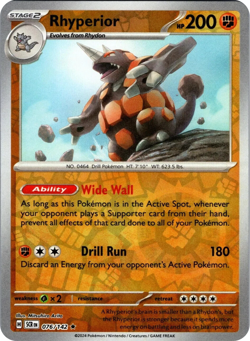 Rhyperior (076/142) [Scarlet & Violet: Stellar Crown] | Good Games Morley