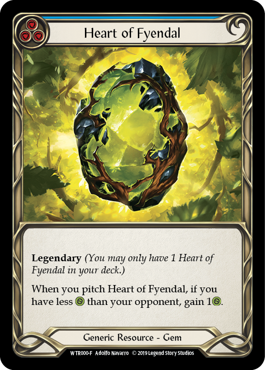 Heart of Fyendal [WTR000-F] (Welcome to Rathe)  Alpha Print Cold Foil | Good Games Morley