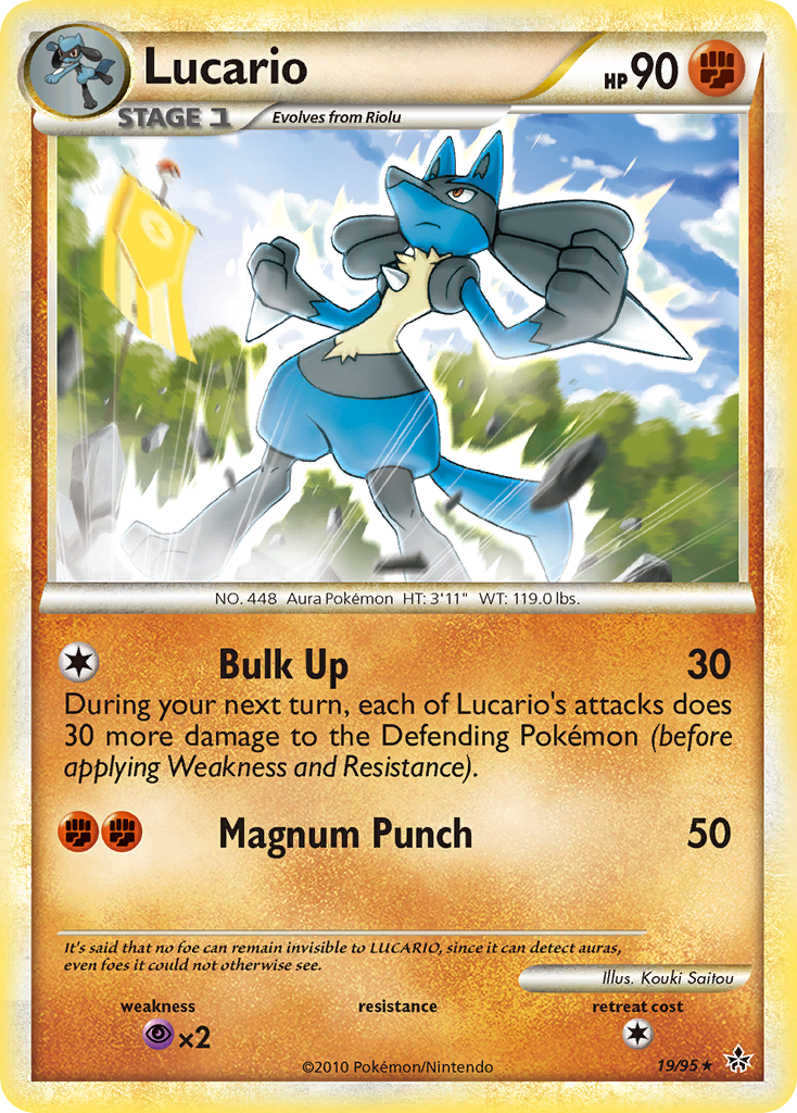 Lucario (19/95) [HeartGold & SoulSilver: Unleashed] | Good Games Morley