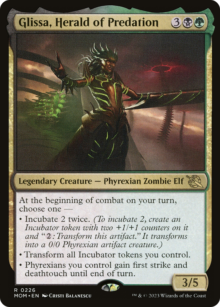 Glissa, Herald of Predation [March of the Machine] | Good Games Morley