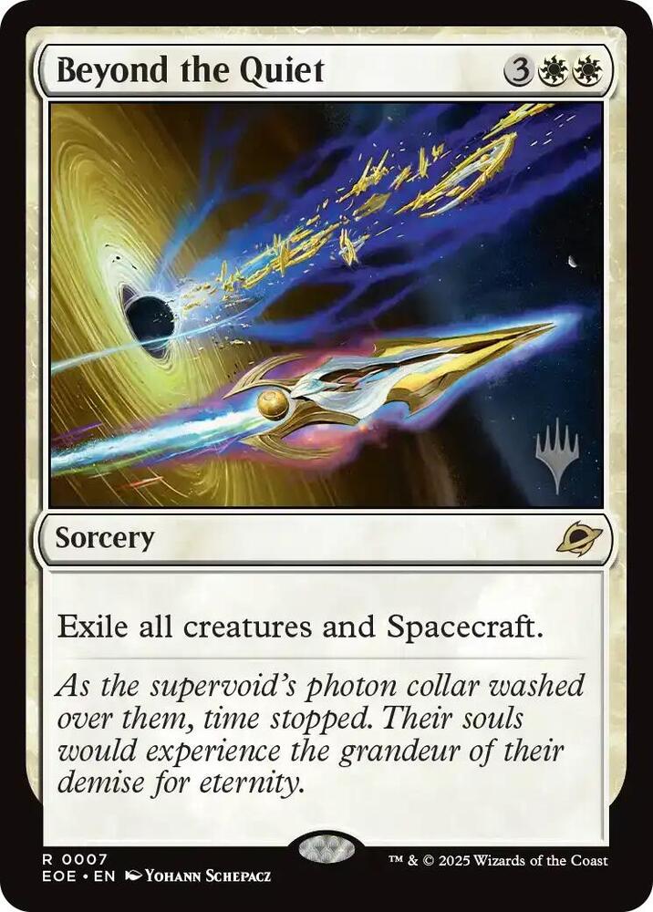 Beyond the Quiet 7p/160 (Promo Pack: Edge of Eternities)  | Good Games Morley