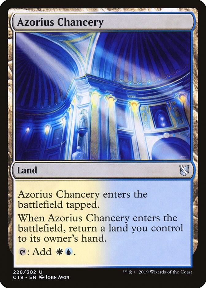 Azorius Chancery 228/302 (Commander 2019)  | Good Games Morley