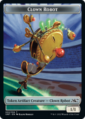 Clown Robot (002) // Food (010) Double-Sided Token [Unfinity Tokens] | Good Games Morley