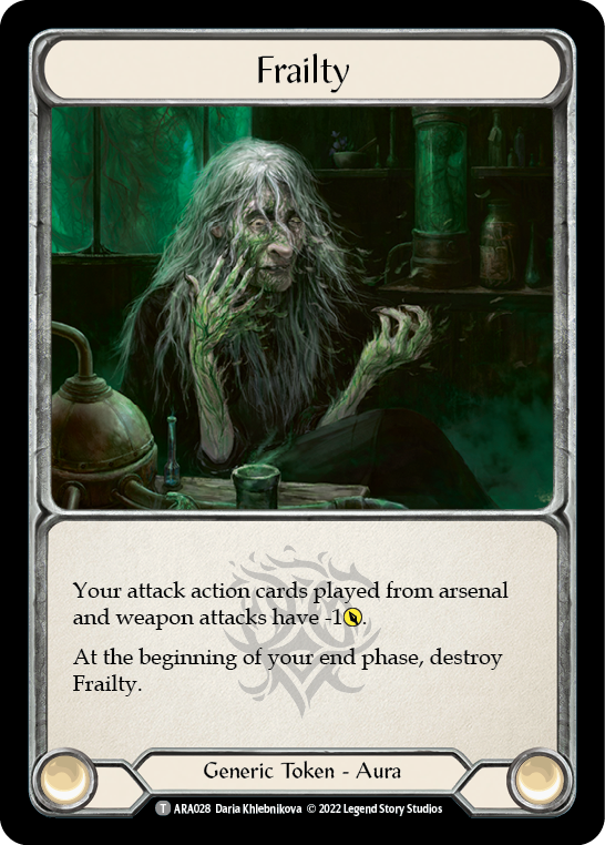 Frailty [ARA028] (Outsiders Arakni Blitz Deck) | Good Games Morley