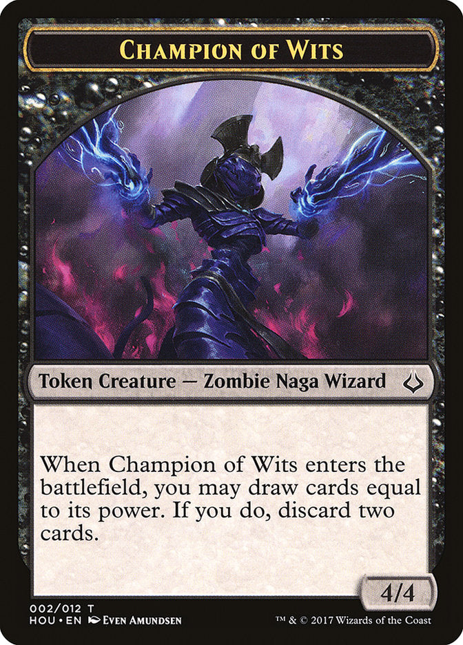 Champion of Wits Token [Hour of Devastation Tokens] | Good Games Morley