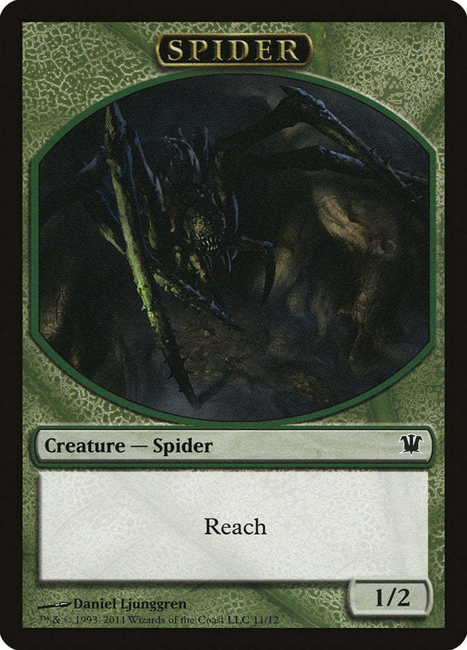 Spider Token [Innistrad Tokens] | Good Games Morley