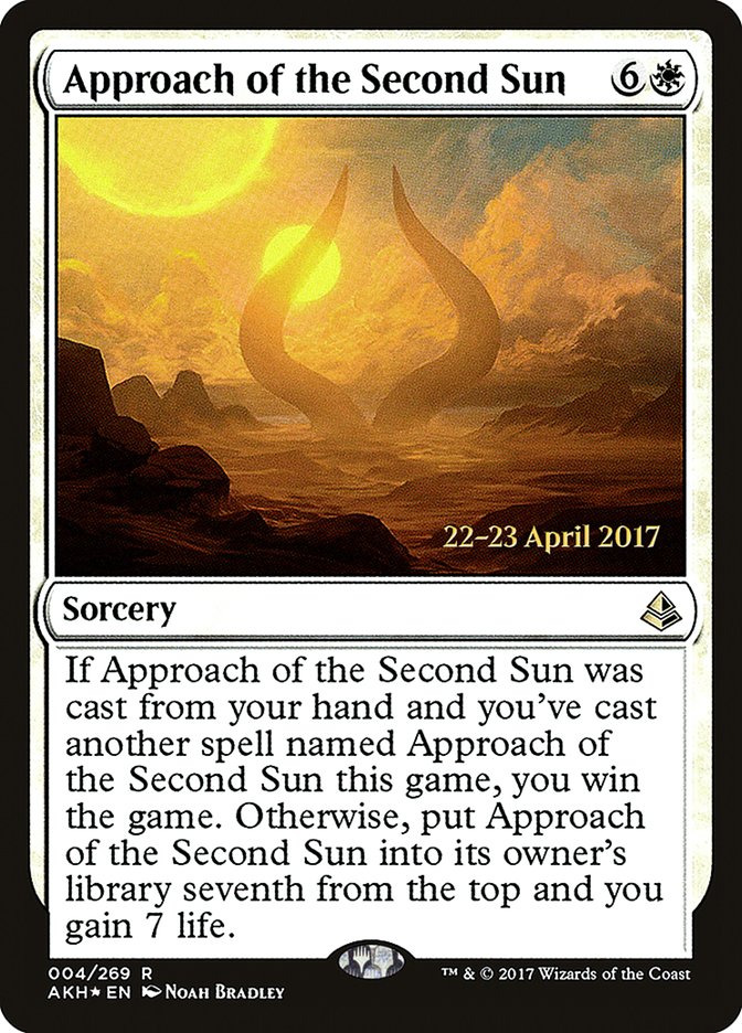 Approach of the Second Sun [Amonkhet Prerelease Promos] | Good Games Morley