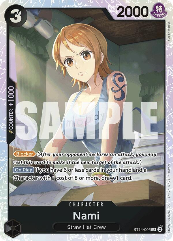 Nami ST14-006 (Starter Deck 14: 3D2Y)  - Foil | Good Games Morley