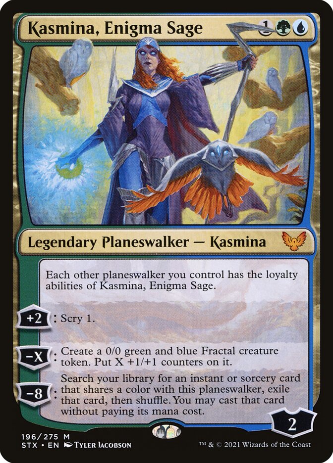 Kasmina, Enigma Sage 196 (Strixhaven: School of Mages)  - Foil | Good Games Morley