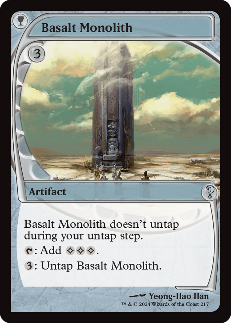 Basalt Monolith (Future Sight) [Mystery Booster 2] | Good Games Morley