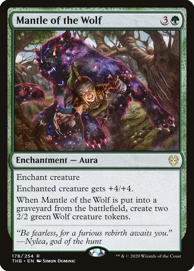 Mantle of the Wolf 178/254 (Theros Beyond Death)  - Foil | Good Games Morley