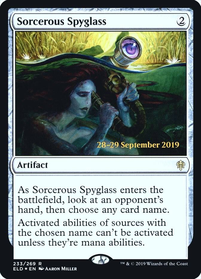 Sorcerous Spyglass ELD 233s/152 (Prerelease Cards)  - Foil | Good Games Morley