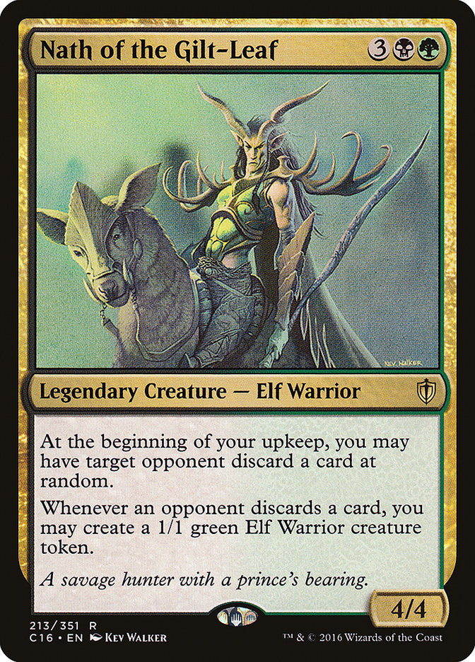 Nath of the Gilt-Leaf 213/351 (Commander 2016)  | Good Games Morley