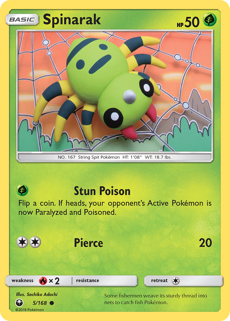 Spinarak (5/168) [Sun & Moon: Celestial Storm] | Good Games Morley