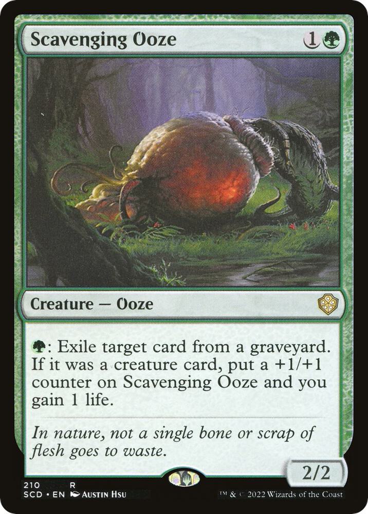 Scavenging Ooze 210/352 (Starter Commander Decks)  | Good Games Morley