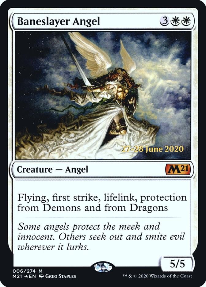 Baneslayer Angel 6s/137 (Prerelease Cards)  - Foil | Good Games Morley
