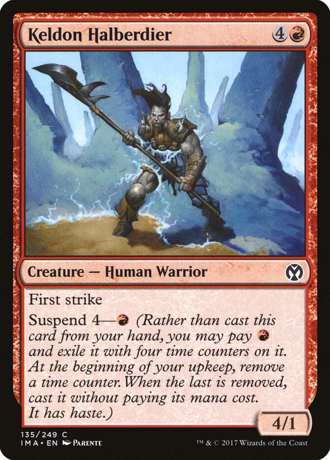 Keldon Halberdier 135/249 (Iconic Masters)  | Good Games Morley