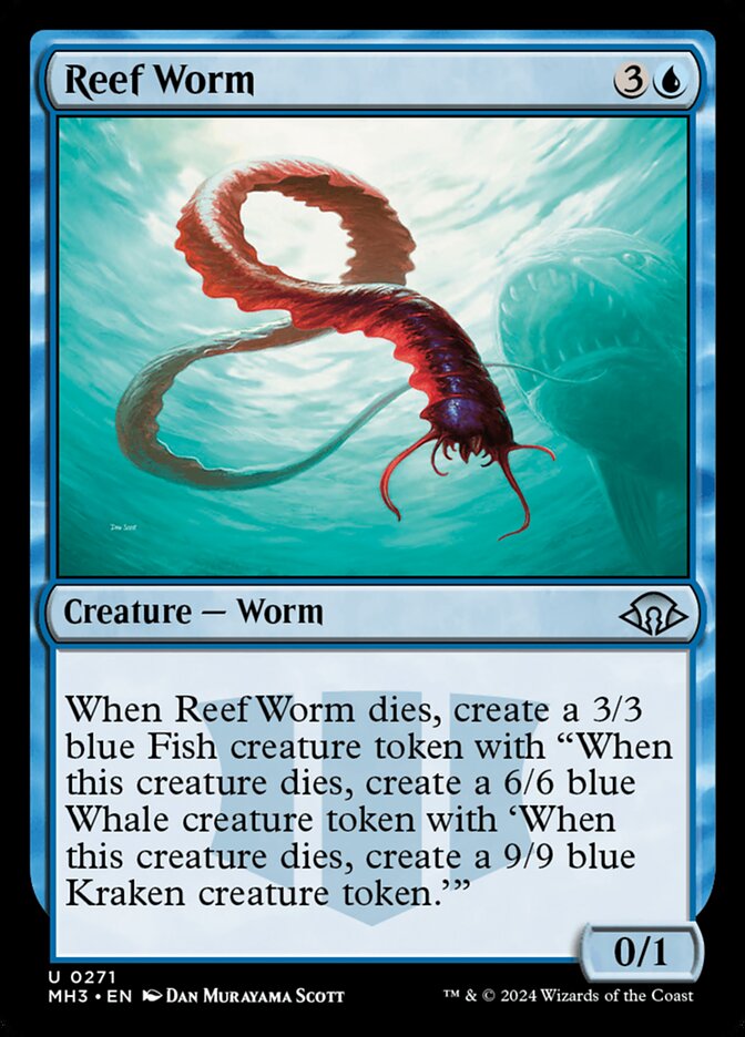 Reef Worm 271/319 (Modern Horizons 3)  | Good Games Morley