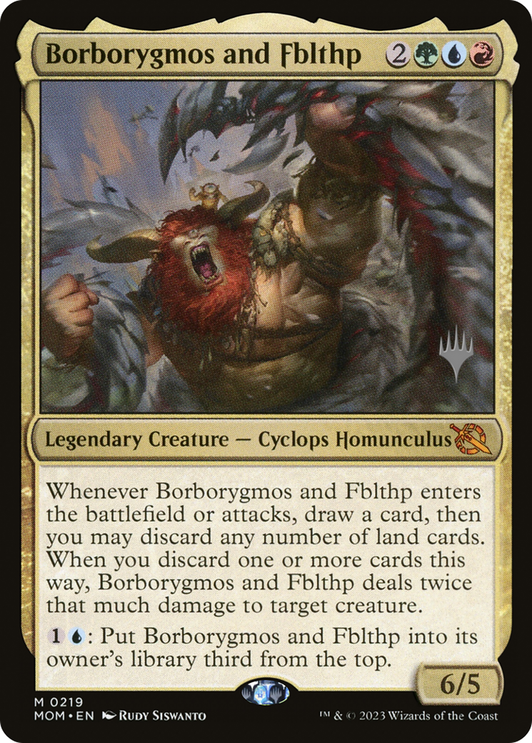 Borborygmos and Fblthp (Promo Pack) [March of the Machine Promos] | Good Games Morley
