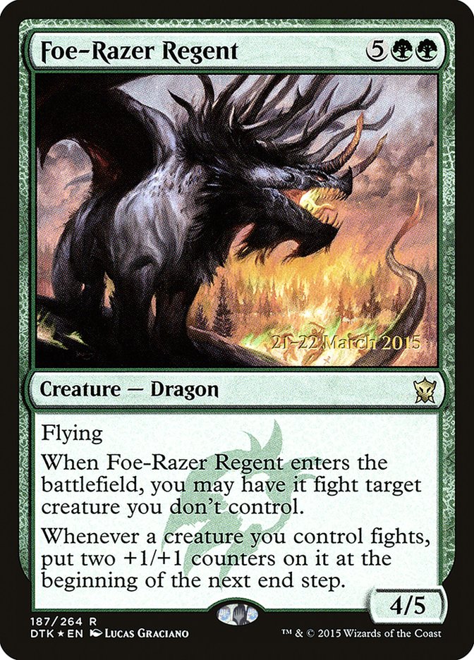 Foe-Razer Regent [Dragons of Tarkir Prerelease Promos] | Good Games Morley