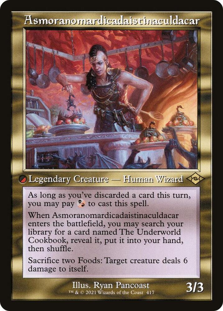 Asmoranomardicadaistinaculdacar Retro Frame 417 (Modern Horizons 2)  - Foil | Good Games Morley