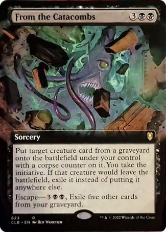 From the Catacombs (Extended Art) [Commander Legends: Battle for Baldur's Gate] | Good Games Morley