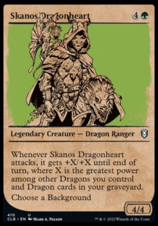 Skanos Dragonheart (Showcase) [Commander Legends: Battle for Baldur's Gate] | Good Games Morley