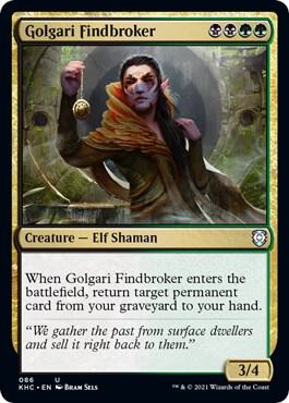 Golgari Findbroker 86/1 (Commander: Kaldheim)  | Good Games Morley