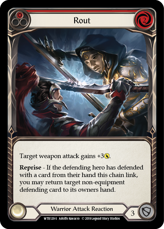 Rout [WTR120-S] (Welcome to Rathe)  Alpha Print Rainbow Foil | Good Games Morley