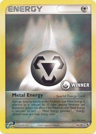 Metal Energy (94/109) (Winner) [EX: Ruby & Sapphire] | Good Games Morley