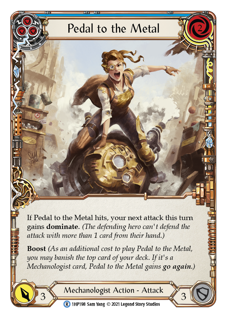 Pedal to the Metal (Blue) [1HP198] (History Pack 1) | Good Games Morley