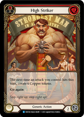 High Striker (Red) [EVR164] (Everfest)  1st Edition Extended Art Rainbow Foil | Good Games Morley