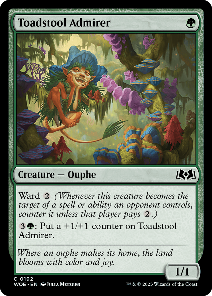 Toadstool Admirer [Wilds of Eldraine] | Good Games Morley