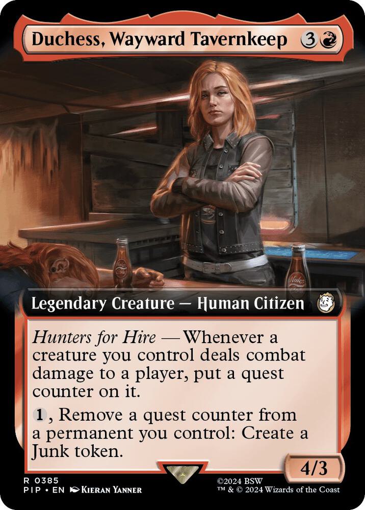 Duchess, Wayward Tavernkeep 385/326 (Universes Beyond: Fallout)  - Extended Art Foil | Good Games Morley