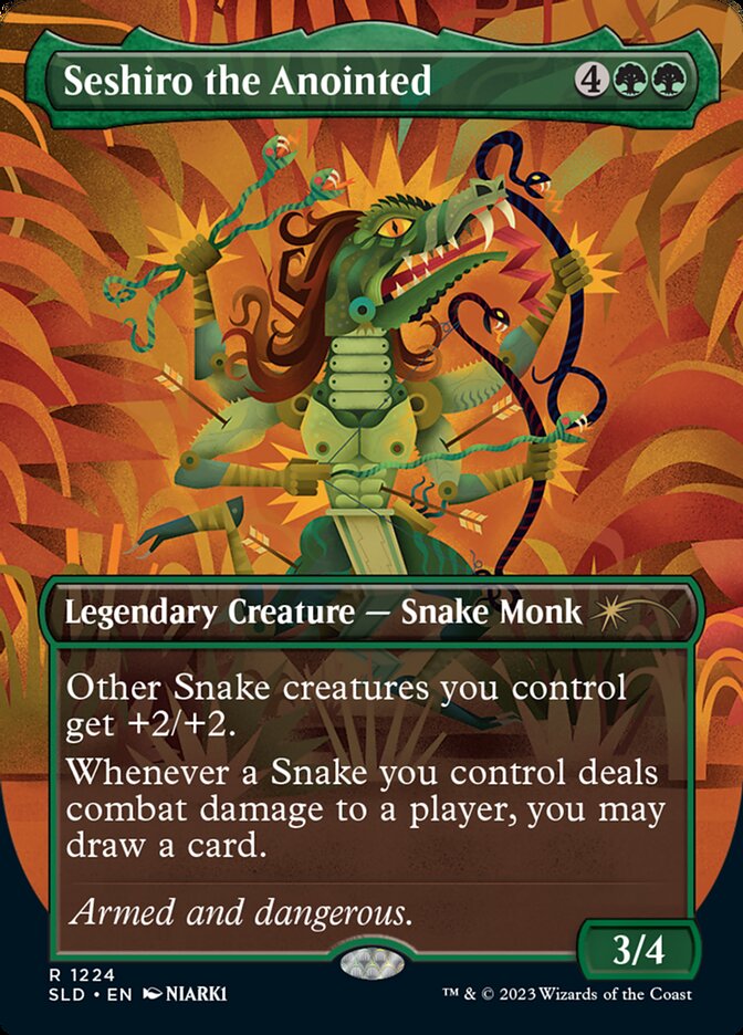 Seshiro the Anointed (Borderless) [Secret Lair Drop Series] | Good Games Morley