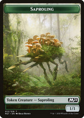 Angel // Saproling Double-Sided Token [Core Set 2021 Tokens] | Good Games Morley
